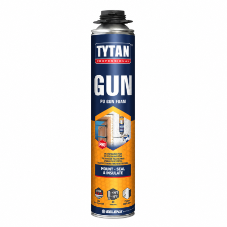Spuma poliuretanica Tytan Gun, pentru pistol, toate anotimpurile, 700 ml